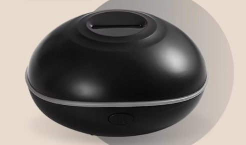 Humidificador de aromaterapia con 7 colores -Llama de fuego, de madera- Difusor de aroma-Generador de niebla ultrasónica de aire- Nebulizador de aroma