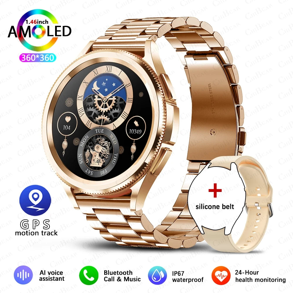 Samsung Galaxy Watch 6 - Reloj inteligente AMOLED!!!!! Reloj inteligente AMOLED con pantalla siempre activa, Bluetooth, llamadas, GPS, NFC, Android e iOS, novedad de 2025