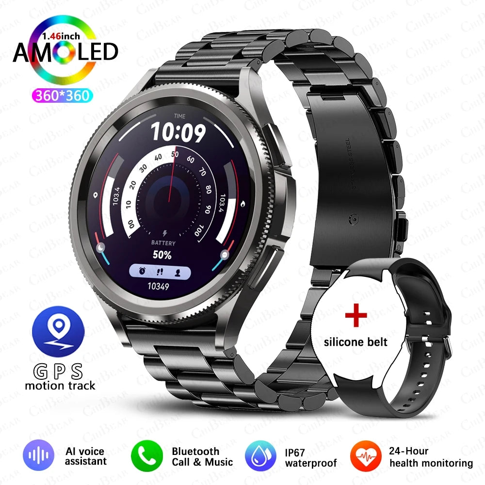 Samsung Galaxy Watch 6 - Reloj inteligente AMOLED!!!!! Reloj inteligente AMOLED con pantalla siempre activa, Bluetooth, llamadas, GPS, NFC, Android e iOS, novedad de 2025
