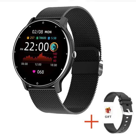 Reloj inteligente LIGE para hombre y mujer, con pantalla táctil completa, Bluetooth 5.2, llamadas, resistente al agua, rastreador de actividad física deportivo, IP67, ZL02, nuevo.