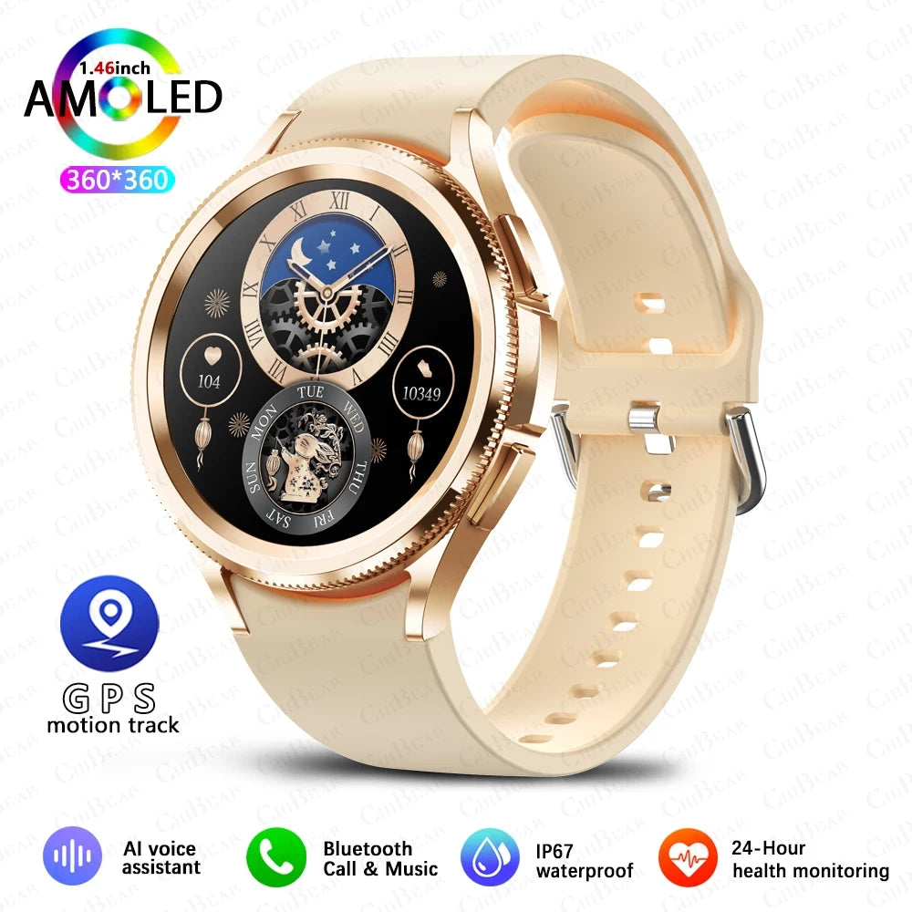 Samsung Galaxy Watch 6 - Reloj inteligente AMOLED!!!!! Reloj inteligente AMOLED con pantalla siempre activa, Bluetooth, llamadas, GPS, NFC, Android e iOS, novedad de 2025