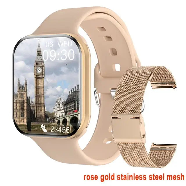 Reloj inteligente Apple Watch 10 original, nuevo, 2025!!!!
con control de temperatura corporal, Bluetooth, llamadas, NFC, GPS, deportivo