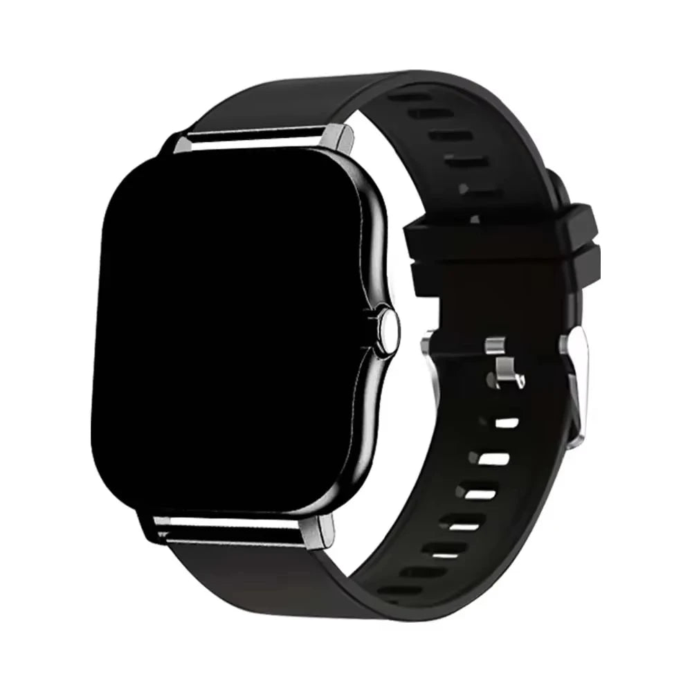 Reloj inteligente deportivo con Bluetooth, pantalla táctil completa, monitor de ritmo cardíaco, fitness.