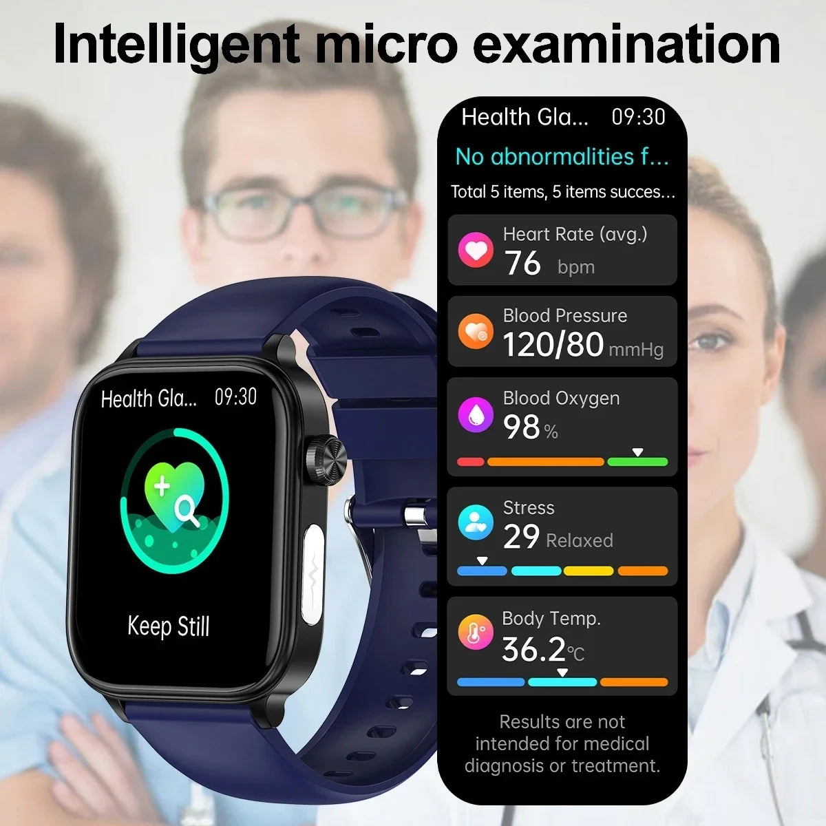 2025 New AI Diagnosis Blood Lipids Uric Acid Body composition Test Smart Watch For Men ECG+PPG Bluetooth Call Health Smartwatch