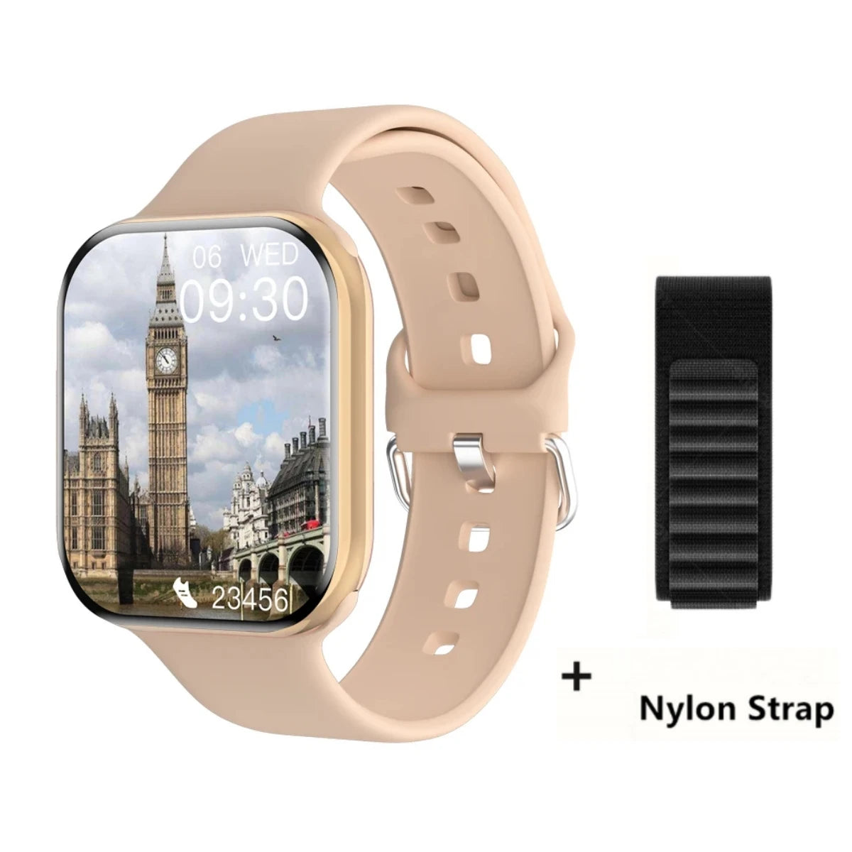 Reloj inteligente Apple Watch 10 original, nuevo, 2025!!!!
con control de temperatura corporal, Bluetooth, llamadas, NFC, GPS, deportivo