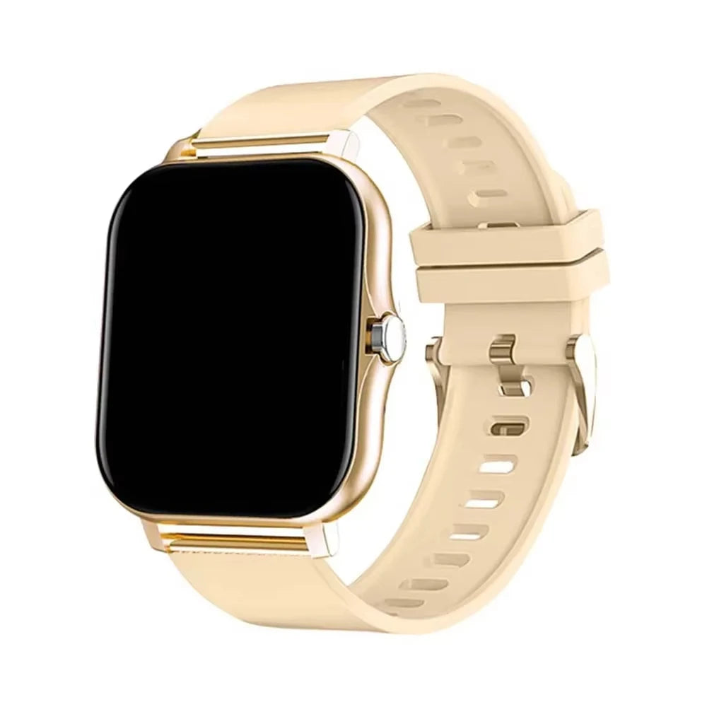 Reloj inteligente deportivo con Bluetooth, pantalla táctil completa, monitor de ritmo cardíaco, fitness.