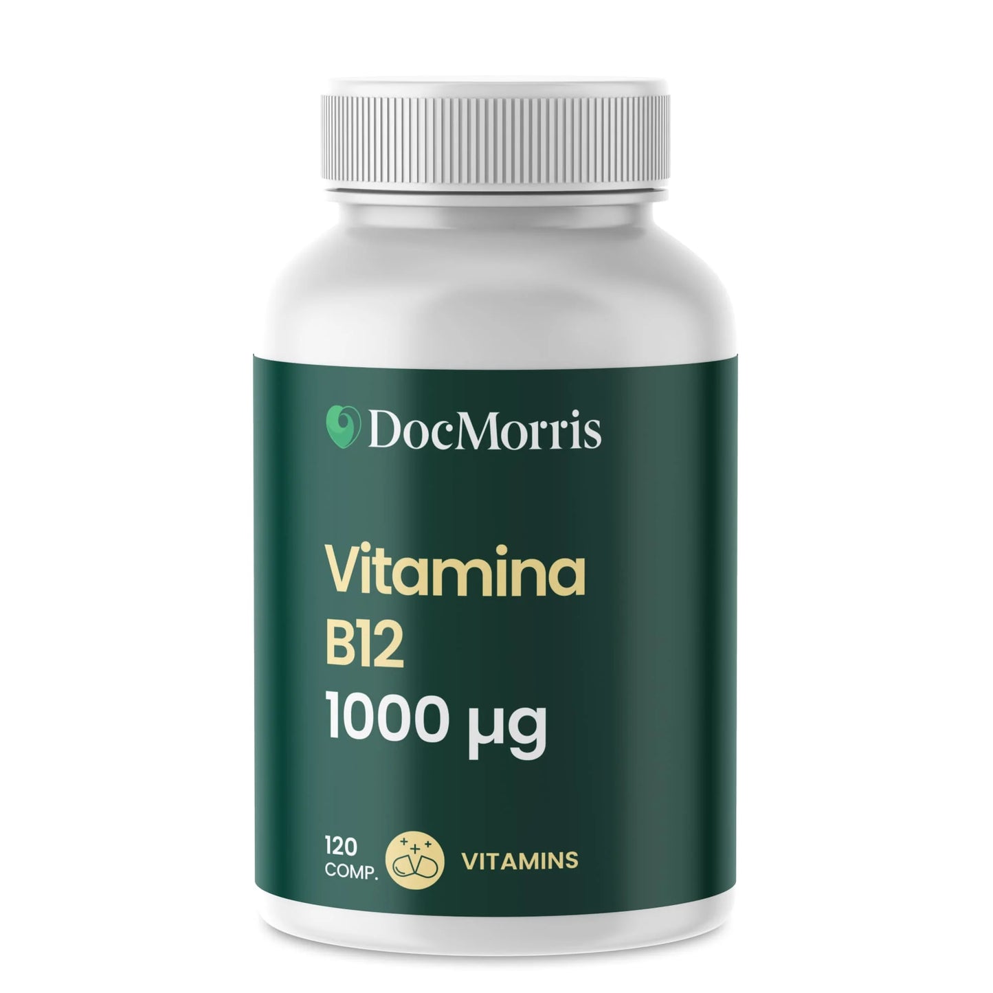 Vitamina B12 DocMorris 1000 µg 120 cápsulas