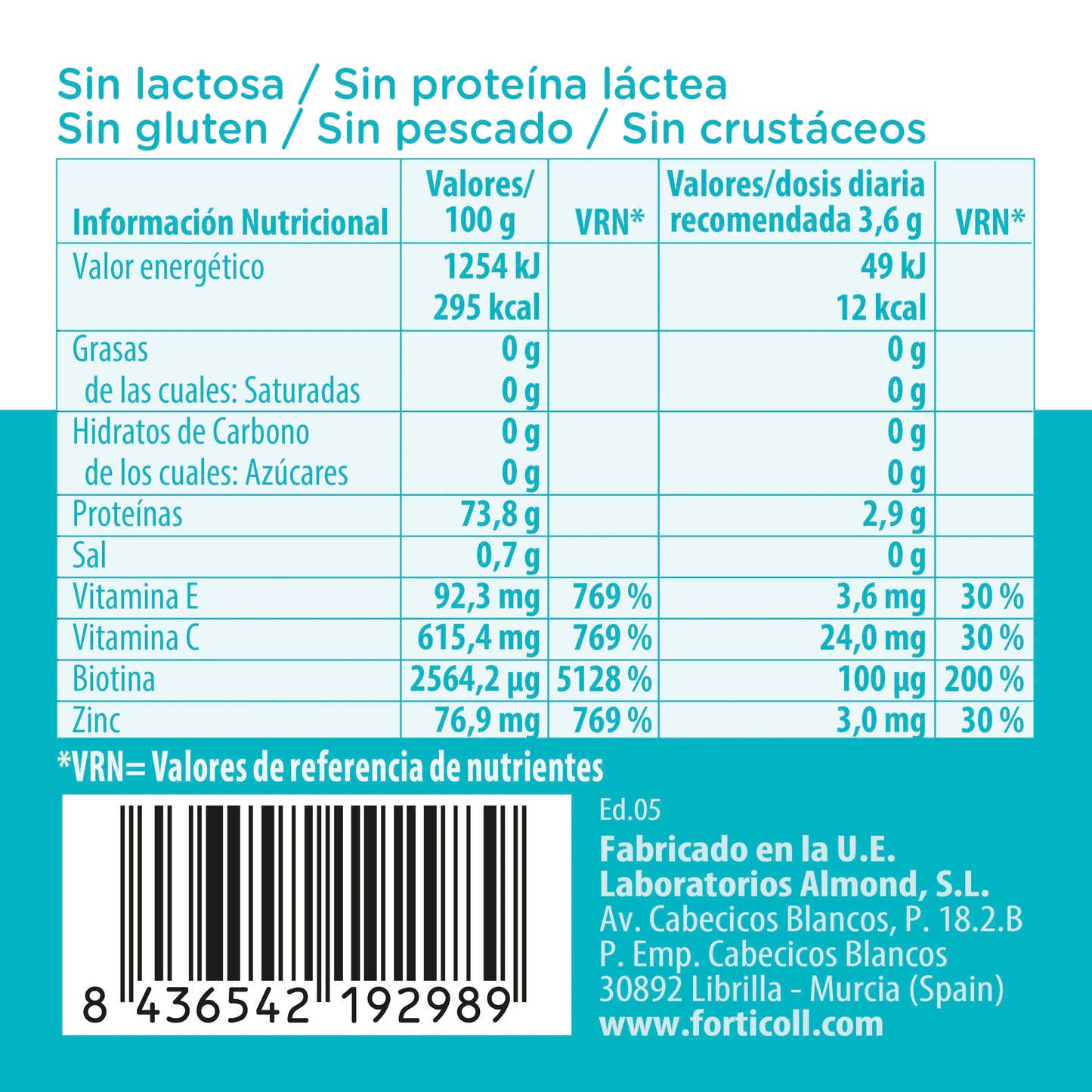 Colágeno bioactivo piel y cabello 120 comprimidos