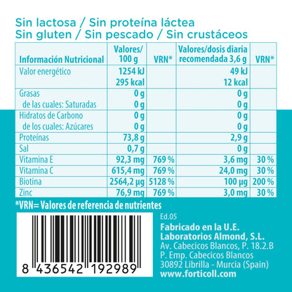 Colágeno bioactivo piel y cabello 120 comprimidos