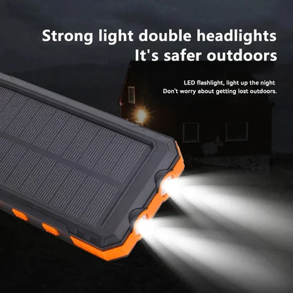 Banco de energía solar Xiaomi de 200.000 mAh, cargador portátil de gran capacidad, compatible con carga ultrarrápida de 120 W para iPhone, Samsung y Huawei.