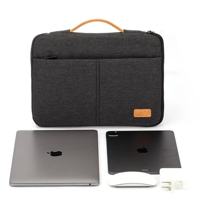 Funda para portátil de 14 a 15,6 pulgadas, funda para portátil para MacBook, HP, Dell, Acer +  maletín para ordenador a prueba de golpes, estuche de viaje para negocios