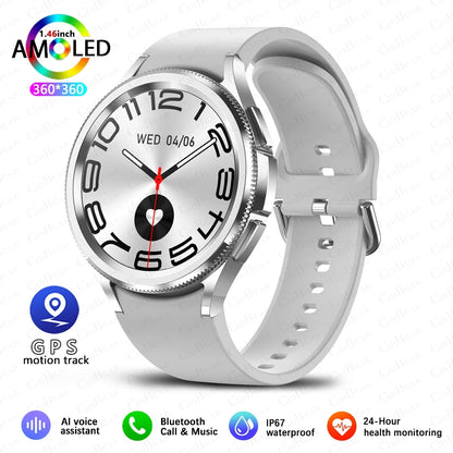 Samsung Galaxy Watch 6 - Reloj inteligente AMOLED!!!!! Reloj inteligente AMOLED con pantalla siempre activa, Bluetooth, llamadas, GPS, NFC, Android e iOS, novedad de 2025