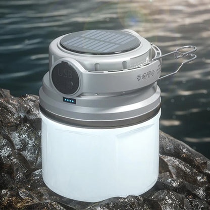 Lámpara de camping Warsun Outdoor de 1100 lúmenes, LED solar de larga duración, potente y recargable, ideal para deportes al aire libre.