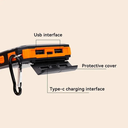 Banco de energía solar Xiaomi de 200.000 mAh, cargador portátil de gran capacidad, compatible con carga ultrarrápida de 120 W para iPhone, Samsung y Huawei.