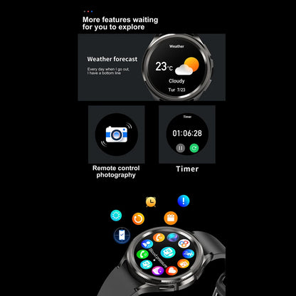 Samsung Galaxy Watch 6 - Reloj inteligente AMOLED!!!!! Reloj inteligente AMOLED con pantalla siempre activa, Bluetooth, llamadas, GPS, NFC, Android e iOS, novedad de 2025
