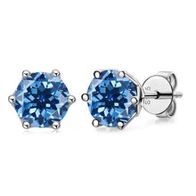 Cargar imagen en el visor de la galería, Butterflykiss Real 1 CT D Color Moissanite Stud Earrings For Women Top Quality 925 Sterling Silver Sparkling Wedding Jewelry
