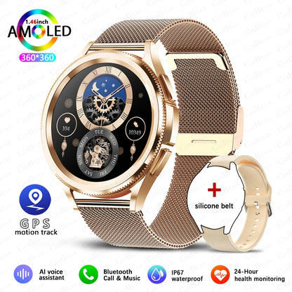 Samsung Galaxy Watch 6 - Reloj inteligente AMOLED!!!!! Reloj inteligente AMOLED con pantalla siempre activa, Bluetooth, llamadas, GPS, NFC, Android e iOS, novedad de 2025