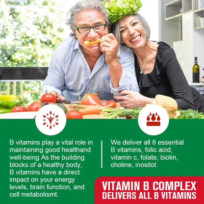 Cápsulas de complejo de vitamina B de Yimiduk que ayudan a aliviar la fatiga, mejorar la digestión, Reducir el estrés, mejorar el estado de ánimo y complementar el sistema inmunológico.