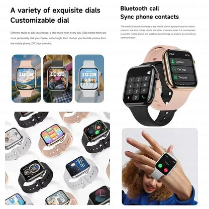 Reloj inteligente Apple Watch 10 original, nuevo, 2025!!!!
con control de temperatura corporal, Bluetooth, llamadas, NFC, GPS, deportivo