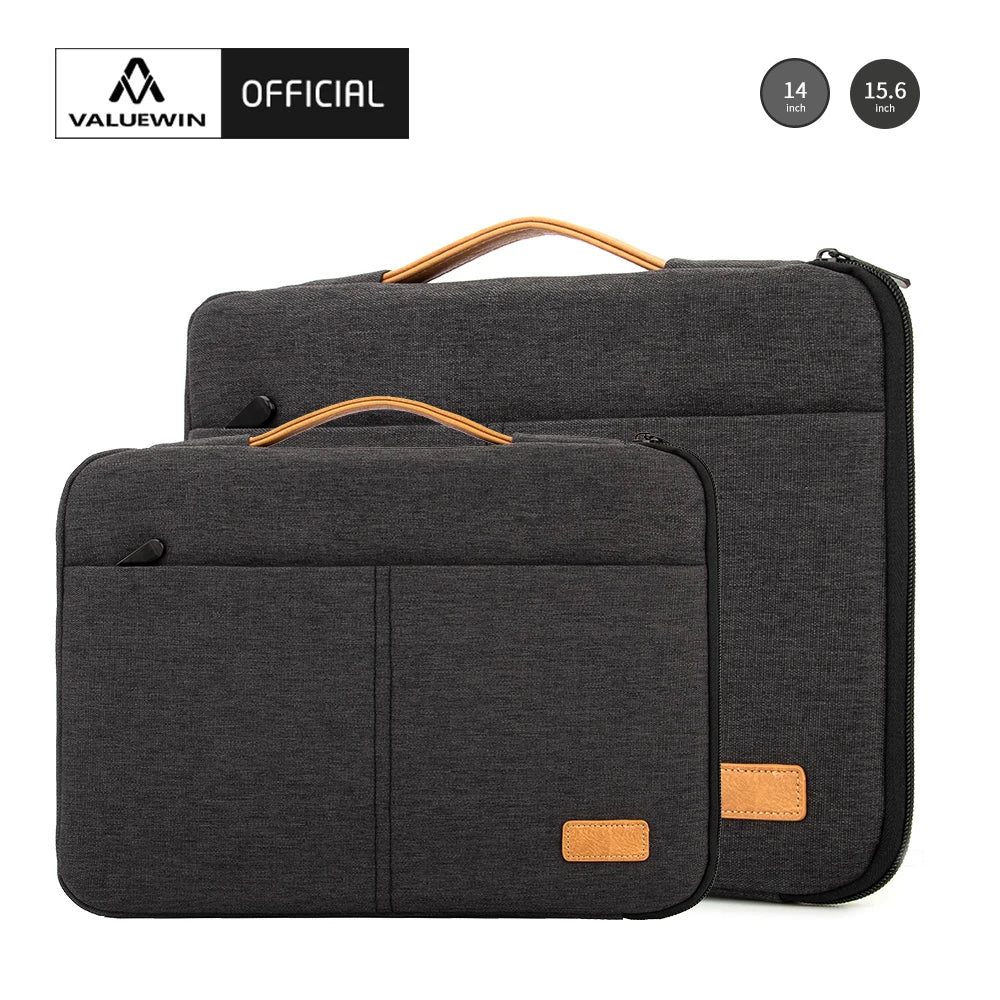 Funda para portátil de 14 a 15,6 pulgadas, funda para portátil para MacBook, HP, Dell, Acer +  maletín para ordenador a prueba de golpes, estuche de viaje para negocios