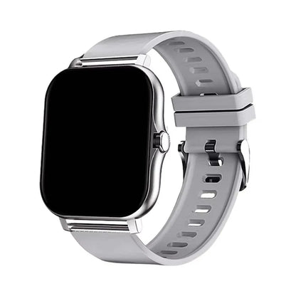 Reloj inteligente deportivo con Bluetooth, pantalla táctil completa, monitor de ritmo cardíaco, fitness.