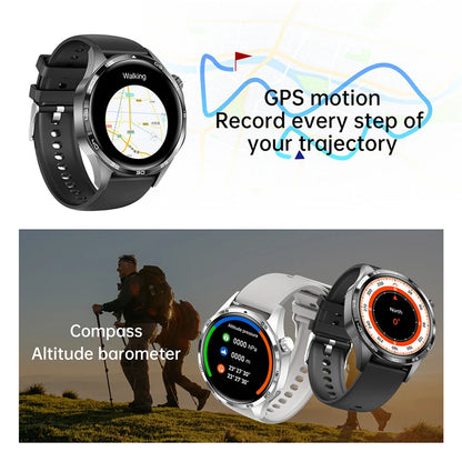 Reloj inteligente compatible con  HUAWEI GT5 Pro con GPS y NFC para hombre, pantalla AMOLED de 360 x 360, control del ritmo cardíaco, Bluetooth, llamadas, IP67, resistente al agua, 2025
