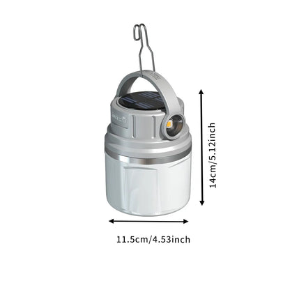 Lámpara de camping Warsun Outdoor de 1100 lúmenes, LED solar de larga duración, potente y recargable, ideal para deportes al aire libre.