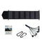 Panel solar plegable de 800 W y 6 paneles solares portátiles de 20 W/h con cargador USB de 5 V CC y fuente de alimentación móvil de energía continua.
