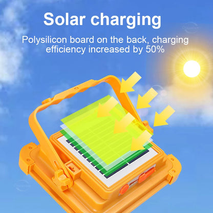 NUEVA!!!   linterna de camping solar recargable de 20000 mAh, banco de energía, luz LED para tienda de campaña, potente linterna magnética, lámpara de emergencia para reparación