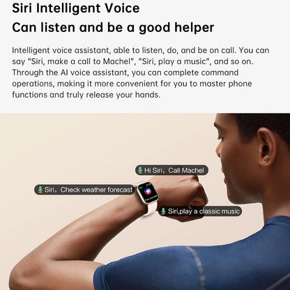 Reloj inteligente compatible con  Apple Watch 10 para hombre y mujer, con control de temperatura corporal, Bluetooth, llamadas, NFC, GPS, deportivo, para iPhone, 2025