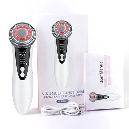 Masajeador facial RF EMS 4 en 1
Herramientas para el cuidado de la piel
Lifting facial, dispositivo reafirmante multifunción
Rejuvenecimiento de la piel, eliminación de arrugas.